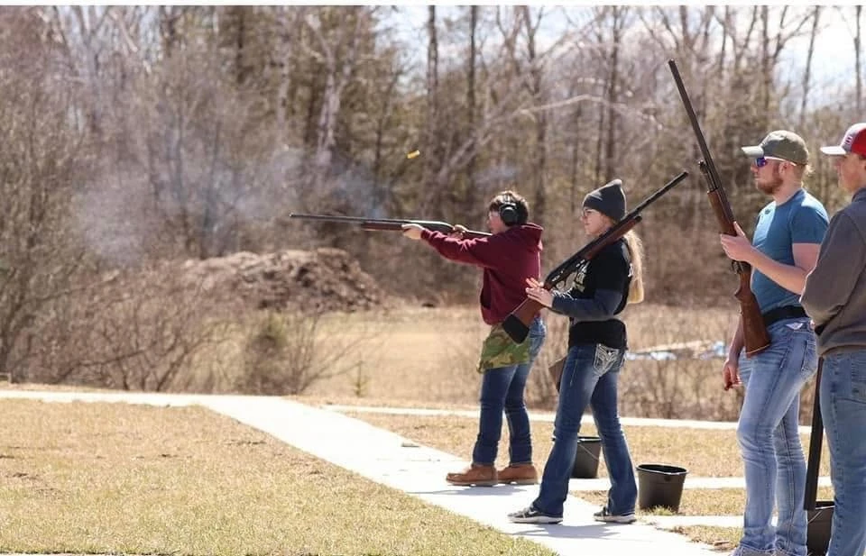 Members trap shooting